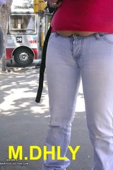 Voyeur pics of a fat Latina's camel toe